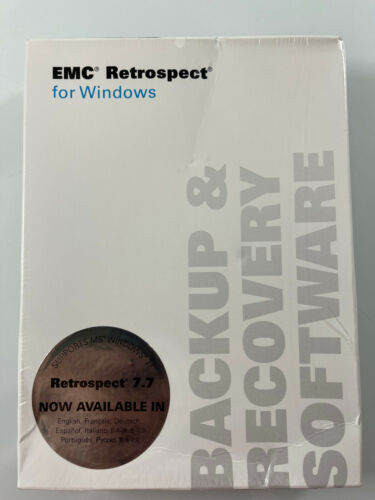 EMC RETROSPECT 7.7 PROFESSIONAL NFR Backup and Recovery For Windows