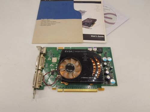 EVGA GeForce 7600GT 256MB PCI-E Graphics Card- 256-P2-N554-BX with Booklet