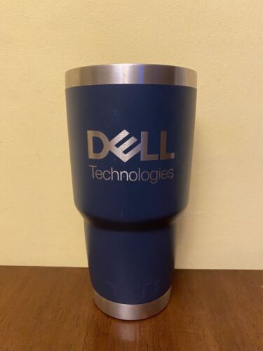 Yeti 30 oz Rambler Tumbler Navy Blue “Dell Technologies” No Lid