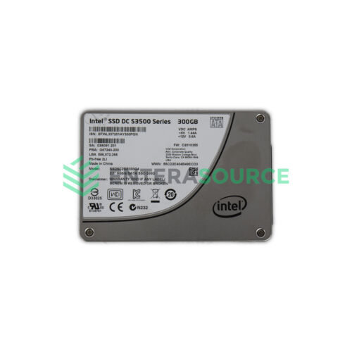 Intel SSDSC2BB300G4 DC S3500 Series 300GB SATA SSD 2.5″ 6Gbps Solid State Drive