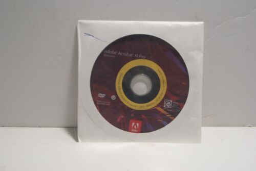 Adobe Acrobat Xi Pro Full Version DVD/Windows Educational Edition No Key Please