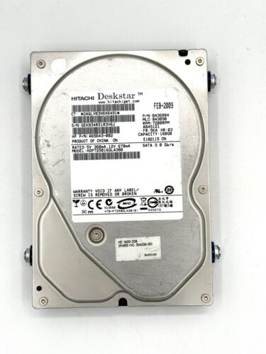 HDS721050CLA389, 160GB 7200 SATA Hard Drive, 7200RPM, 3.0Gb/s