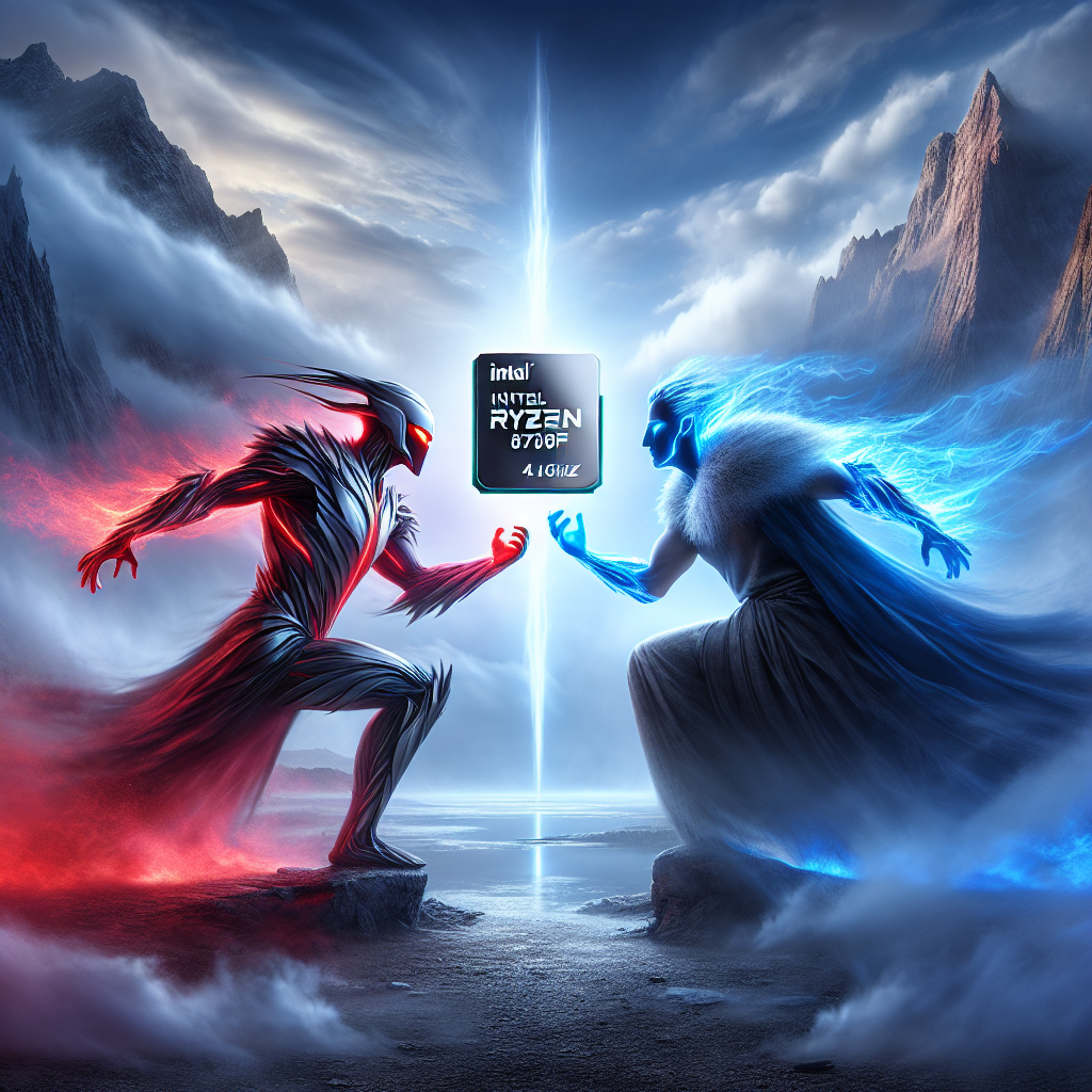 AMD Ryzen 7 8700F 4.1GHz vs Intel Core i7: A Battle of the Titans