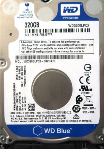 Western Digital WD3200LPCX-00VHAT0 HBNT2HB Malaysia 2.5″ 320gb Sata WXB1