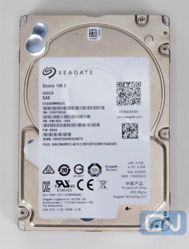 Seagate Savvio Enterprise SAS 600GB ST600MM0026 10K.6 64MB 6Gb/s 2.5″ HDD