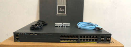 CISCO WS-C2960X-24PS-L 24-Port Gigabit PoE+ Switch  ios-15.2 TESTED 2960X-24PS-L