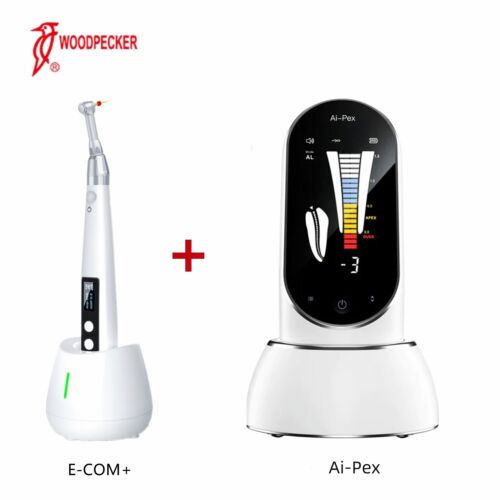 Woodpecker Apex Locator Root Canal Finder Ai-Pex & Cordless Endo Motor E-COM+