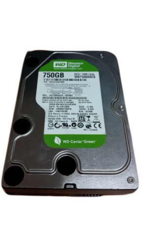 Western Digital WD Caviar Green WD7500AACS 750GB 3.5″ SATA II Hard Drive