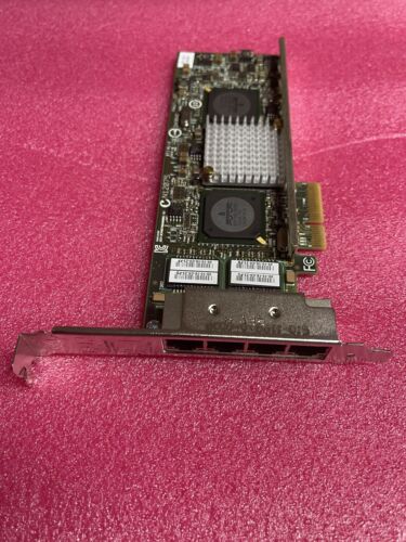 Cisco Broadcom 4-Port Ethernet Adapter 74-7069-02 BCM95709A0906G FH Bracket Used