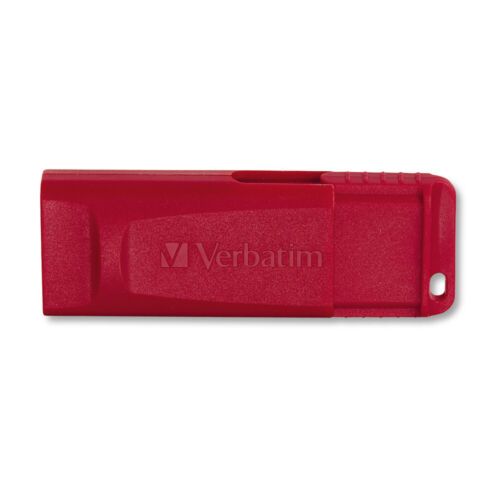 Verbatim 98525 128GB USB 2.0 Flash Drive Store N Go – Red