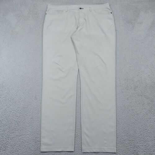 Public Rec Pants Men 40×36 Dealmaker Fog Grey Workday 2.0 Chino Flex Golf Work