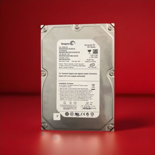 Seagate Barracuda ES 750GB 7200RPM 3.5” Sata II Internal HDD (ST3750640NS)