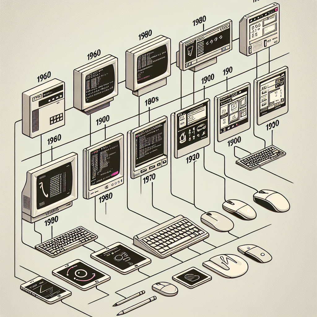 The Evolution of User Interfaces: From Command Line to Touchscreens