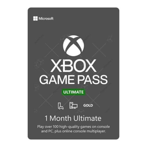 Xbox Game Pass Ultimate 1 Month Live Gold Membership – New Users Only