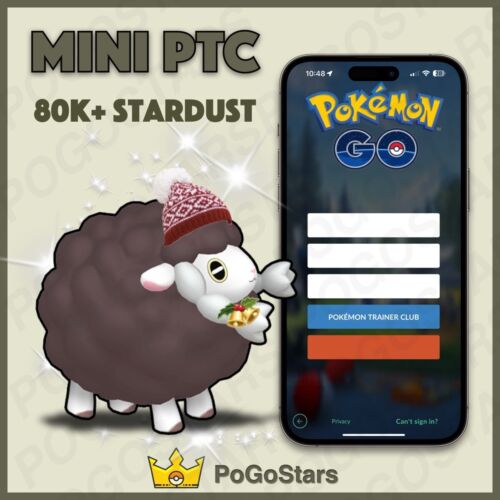 Pokémon Go – Shiny Wooloo Holiday  – Mini PTC 80K StardustChristmas 2024