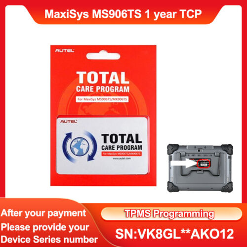 Autel Maxisys MS906TS One Year Update Service TCP Card