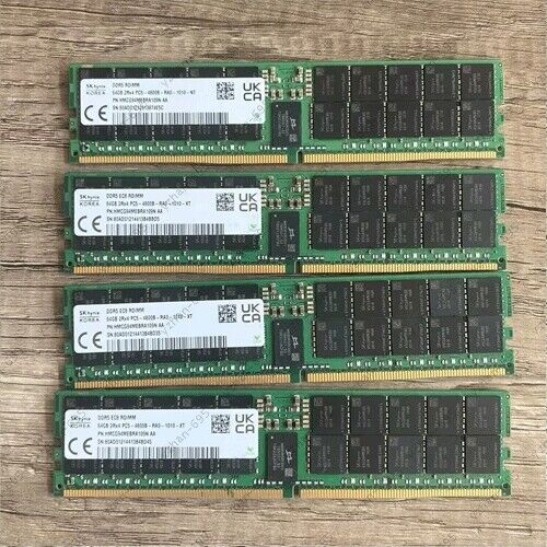 SK Hynix 256GB (4x 64GB ) 2Rx4 DDR5 RAM 4800MHz REG ECC EC8 RDIMM 4800B