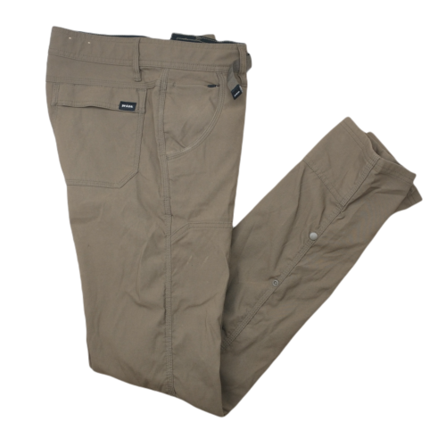 Prana Pants Mens 32×34 Green Stretch Zion Slim Fit Cargo Outdoor Hiking Tech