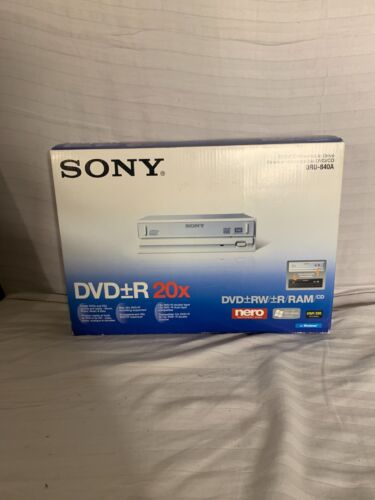 Sony DVD/CD Rewritable Drive DRU-840A DVD + R 20X Windows Vista Contents Sealed