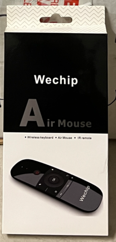 WeChip W1 Universal TV Remote Air Mouse, Wireless Keyboard Fly Mouse 2.4GHz Conn