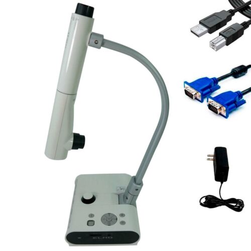 Elmo TT-02RX Document Camera Visual Presenter HDMI w/Accessories FULLY TESTED