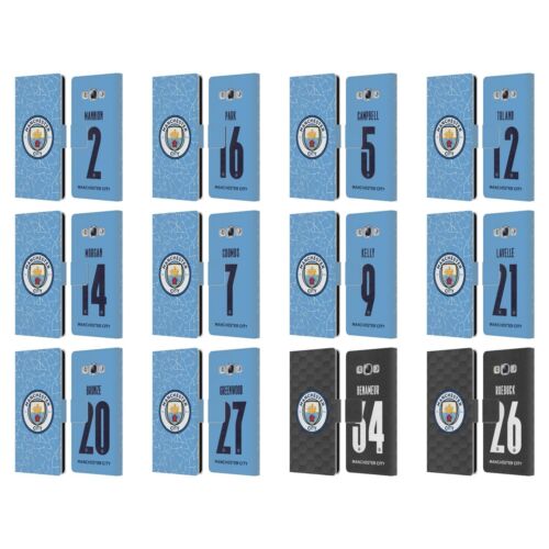 MAN CITY FC 2020/21 WOMEN’S HOME KIT GROUP 2 LEATHER BOOK CASE SAMSUNG PHONE 3