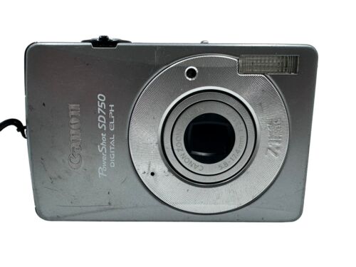 Canon PowerShot SD750 Digital Elph 7.1MP 3X Zoom Digital Camera No Charger