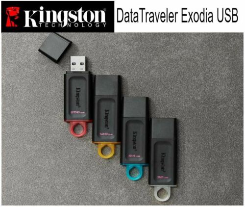 KINGSTON EXODIA DTX 32GB 64GB 128GB 256GB USB 3.2 Flash Drive OTG Pen Stick LOT