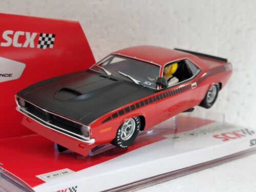 SCX U10444 Trans Am Rallye Red Cuda 1970 Ltd Ed Serial # 1/32 Slot Car