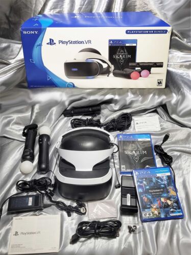 SONY OPEN BOX PLAYSTATION VR SKYRIM BUNDLE COMPLETE IN BOX – NICE!