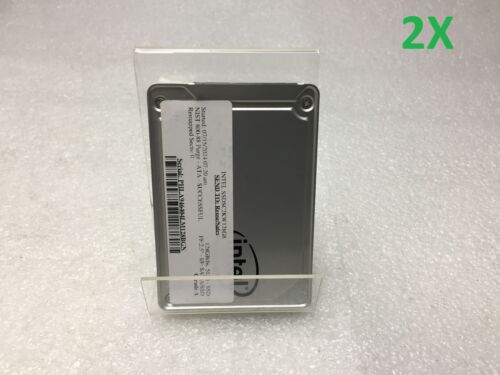 Lot of 2 Intel Pro 545S SSDSC2KW128G8 2.5″ SATA Solid State Drive SSD Grade A