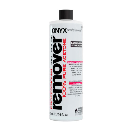 Onyx Professional 100% Pure Acetone Nail Polish Remover, 16 fl oz