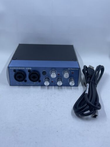 PRESONUS AUDIOBOX USB 2×2 Bus-powered Audio 2.0 Recording MIDI Interface