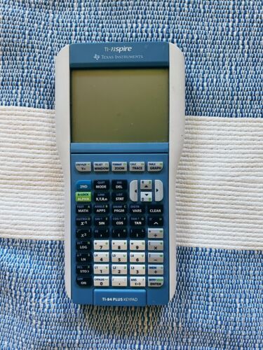 Texas Instruments TI-Nspire Graphing Calculator TI-84 Plus Keypad Handheld Blue