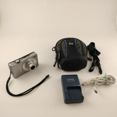 Canon PowerShot SD750 Digital ELPH 7.1 Mega Pixel Digital Camera TESTED w/ Case