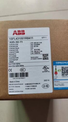 A95-30-11 ABB 110VAC Contactor Spot Goods  Fast Shipping