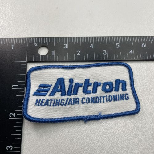 Vtg AIRTRON HEARING AND AIR CONDITIONING Advertising Patch 90Z7