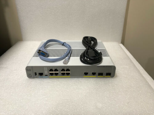 CISCO WS-C2960CX-8TC-L 8-Port Gigabit Switch 2960CX-8TC-L ios-15.2 TESTED 2960CX