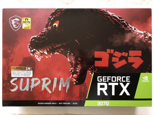 MSI GeForce RTX 3070 8GB SUPRIM SE GODZILLA LHR GDDR6 Japan