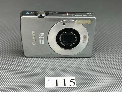 Canon DIGITAL IXUS 75  7.1MP Digital Camera  NOT WORKING, FOR PARTS ONLY #115