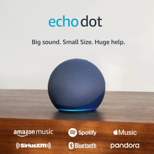 Echo Dot (newest model), With Bigger Vibrant Sound, Helpful Routines