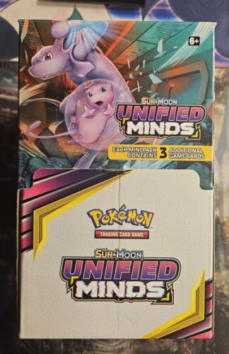 Pokemon Sun & Moon Unified Minds Dollar Store Display Box (No Booster Packs)