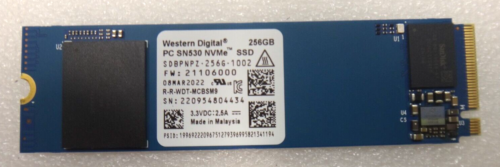 Genuine Western Digital 256GB SN530 NVMe M.2 SSD (SDBPNPZ-256G-1002)