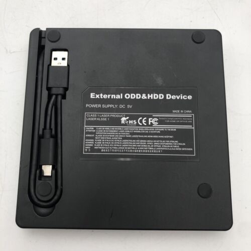 Amicool External Optical Drive ODD & HDD Device DVD USB READ