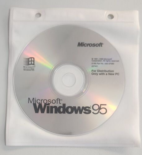 Microsoft Windows 95 Installation CD CD-ROM Disc Only (No Key) ~