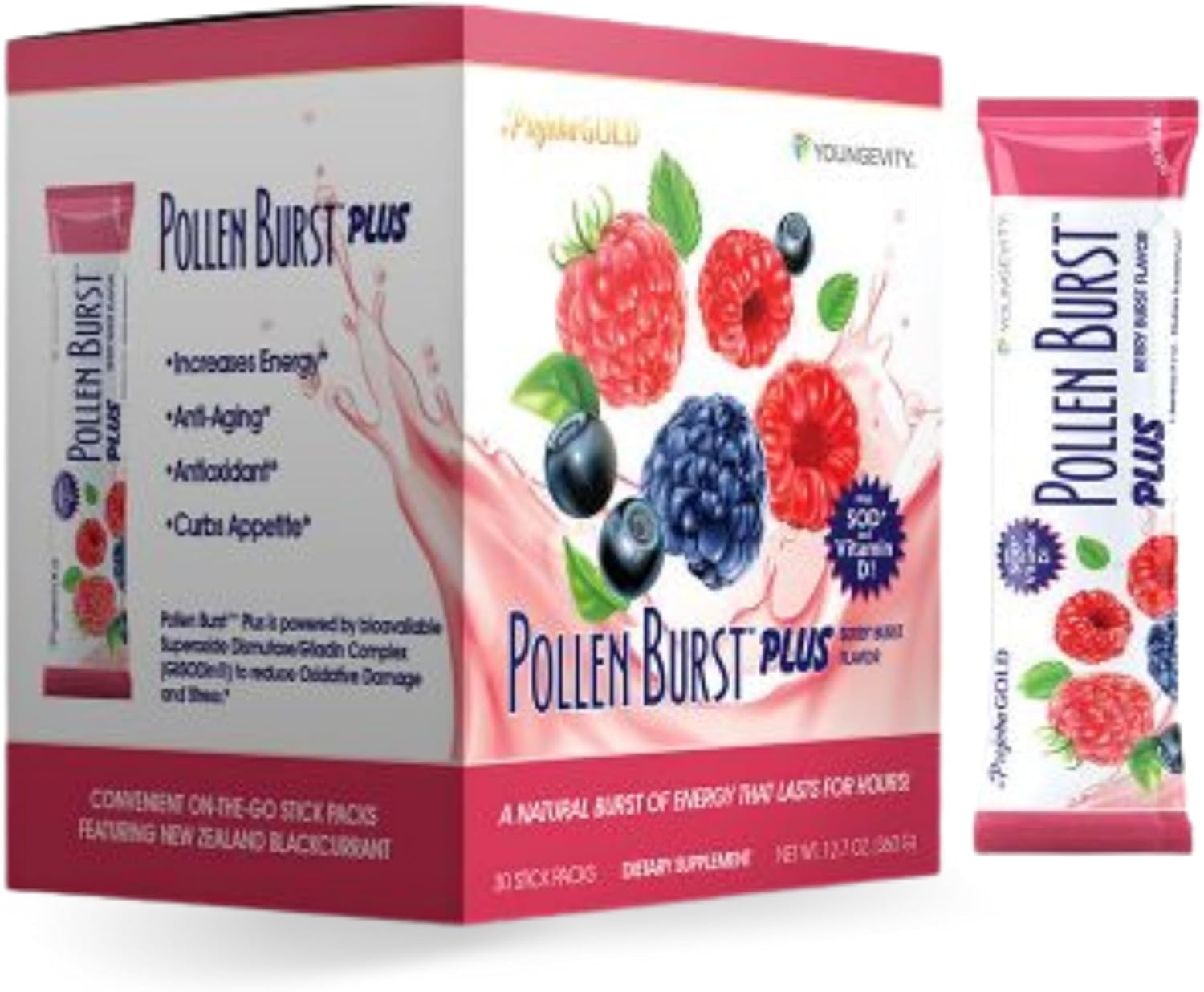 Youngevity Projoba Pollen Burst Plus Berry – 30 Packets