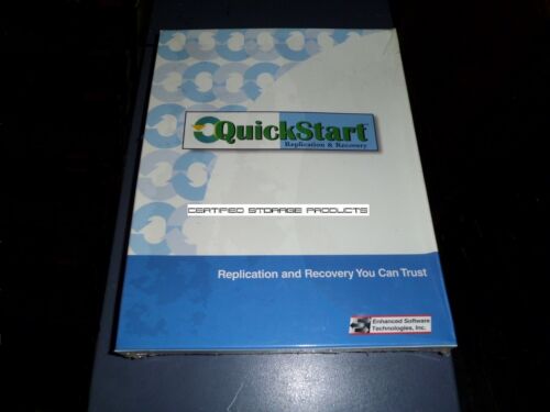 NEW QuickStart Rescue & Recovery Backup Software V 1.2 In MFG Box