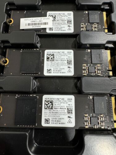 2280 SSD WD SN740 256GB NVMe PCIe 4.0 GEN4X4 Lot of 10, Open Box