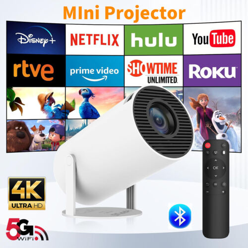 4K Mini Proyector Para Moviles Celular 5G Wifi Bluetooth Android Y Ios Iphone US