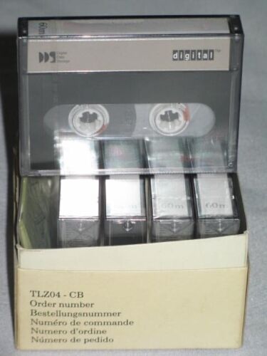 (5) Digital 60M DDS Tapes Digital Data Storage Cassette TLZ04-CB Japan NEW RARE